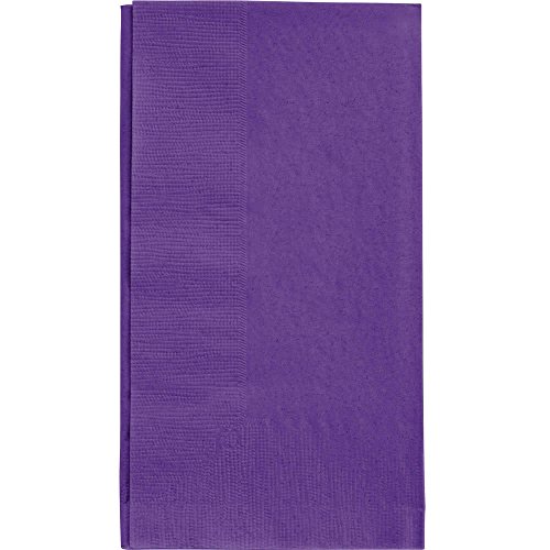 MM Foodservice 125 Count 2 Ply Paper Dinner Napkins Perfect for Weddings, Parties, Dinners or Events (Purple)