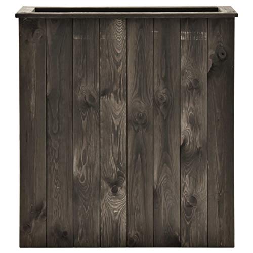 Tidyard Holz-Hochbeet Blumenkasten Pflanzgefäß Blumenbeet Pflanzkübel Frühbeet Balkonbeet Pflanzkasten für Garten… – Bild 3