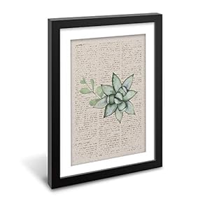 Black Paper Framed for Living Room Bedroom Abstract...