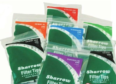 8 BAGS OF SHARROW SKINNY MENTHOL TIPS