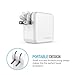 Maxboost (Pack of 2) USB Wall Charger 24W 4.8A for Apple iPhone Xs Max XR X iPhone 8 7 6s 6 Plus, SE, iPad Pro/Mini/Air, Galaxy s9 s8 s7,Note 9,HTC,LG,Nintendo Switch[mSmart Technology Foldable Plug]
