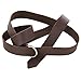 Armory Replicas Simple Brown Medieval Leather Belt with Steel Ring