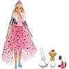 Barbie-GML76-Adventure-Deluxe-Princess-Doll Barbie Princess Adventure Doll in Princess Fashion with Pet Puppy, 2 Pairs of Shoes, Tiara and 4 Accessories, for 3 to 7…