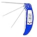 Meat Thermometer, Digital Cooking Food Thermometer, Instant Read Thermometer With Long Probe for Grilling Kitchen Gadgets Outdoor BBQ Candy Thermometer (Blue, 1 Pack)