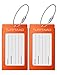 Luggage Tags Business Card Holder by TUFFTAAG - Durable Travel ID Bag Tag in Multiple Color Options, Perfect for Suitcases, Backpacks, and Carry-Ons, Easy Identification, Secure and Stylish