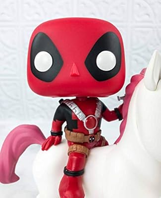deadpool riding unicorn pop