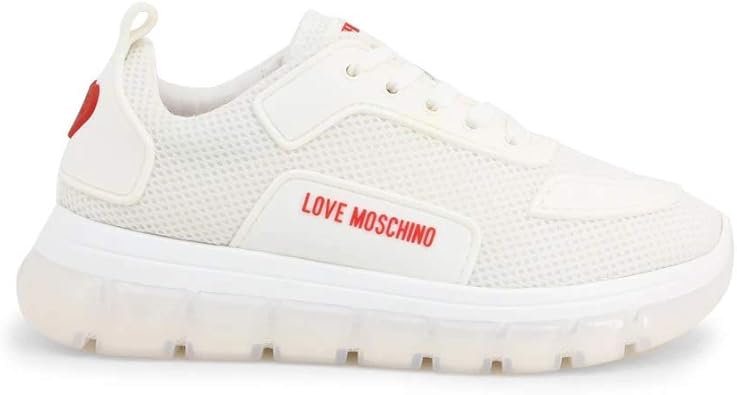 red moschino trainers