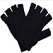 XY Fancy Unisex Plain Basic Fingerless Winter Knitted Gloves