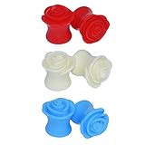 D&M Jewelry 6pcs Acrylic Flower Rose 2g-1