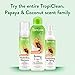 TropiClean No Rinse Waterless Dog Shampoo | Detangling & Deodorizing Dry Shampoo for Smelly Pets | Moisturizes Dry Skin | USA Made | Papaya Scent | 7.4oz