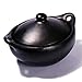 Ancient Cookware Oval Chamba Clay Casserole, Extra Small, 2 Quarts