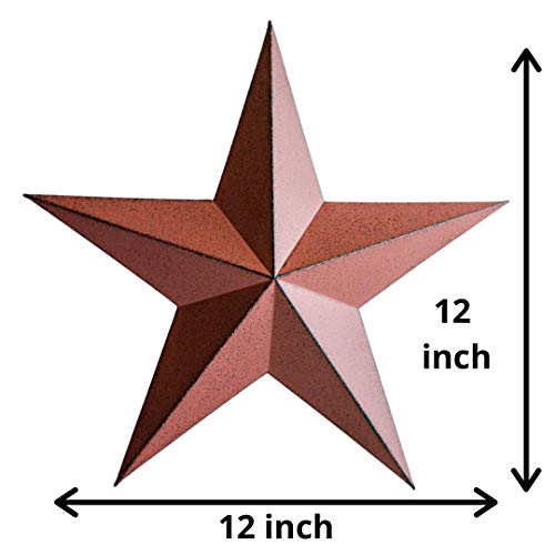 Metal Stars for Outside Metal Stars, Set of 3 x 12" Barn Stars for