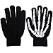 Simplicity Skeleton Gloves Glow in the Dark Halloween Costume Full Finger Gloves