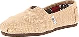 TOMS Women's Classic Woven Slip-on,Burlap,8.5 M