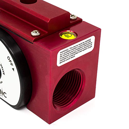 Andreas Fault Northridge Earthquake 2000 Valve Manual Gas Sensitive Shut off Tool w/Built in Level (1")