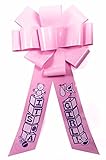 Forum Novelties 24" It's A Girl Bow Decoration, Pink