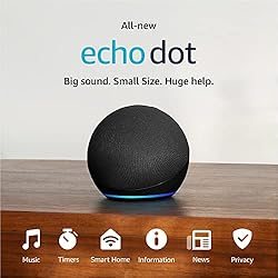 Echo Dot (5th Gen, 2022 release) | With bigger