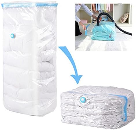 Extra Large Classic Space Saver Vacuum Storage (2 Pack) Under Bed Solution with Vacuum Bag to protect Clothes, Pillows, Duvets, Comforters, Blankets - (36"x43"x18")