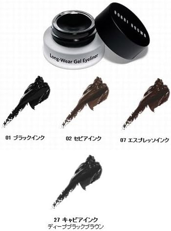 Amazon ボビイブラウン Bobbi Brown ロングウェア ジェルアイライナー 01 ブラックインク ビューティー 通販