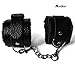 Noodeer Wrist Adjustable PU Leather Litchi Pattern Ankle Handcuffs