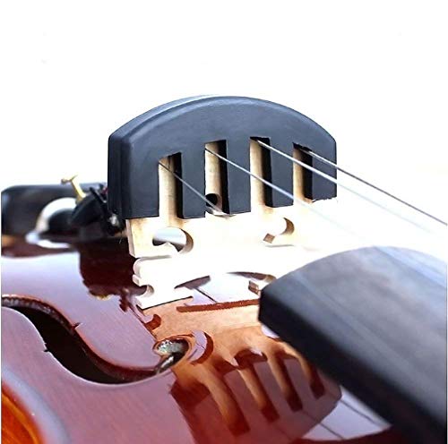 Violin Mute Practice Violin Silencer Rubber Mute for Violins for 1/2 3/4 4/4 Violin Soft Rubber 2pc Claw 2pc Round