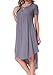 levaca Womens Summer Beach Swing Casual Midi Dress with Pockets Daybreak L