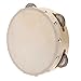 Andoer 6/8/10 inch Hand Held Tambourine Drum Bell Birch Metal Jingles Percussion Musical Educational Toy Instrument for KTV Party Kids Games (6 inch)