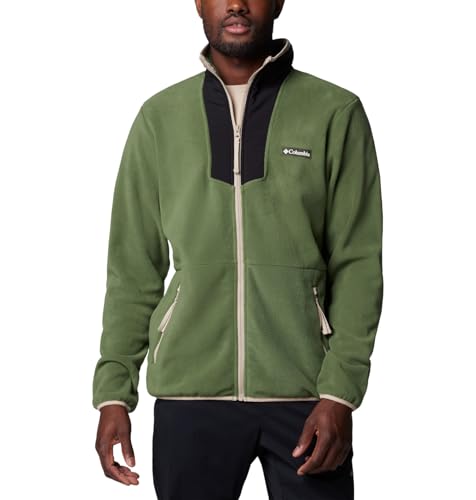 Columbia Men's Sequoia Grove Full Zip Fleece, Canteen/Black/Ancient Fossil, X-S…