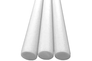 Oodles of Noodles Solid Deluxe Extra Long Pool Noodles - 3 Pack - Approx. 55 inch x 2.75 inch Durable Floating Foam Tubes - Premium Foam Noodle for Swimming, Crafts, Exercise, and Water Activities