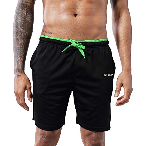 image for 1994Fashion Men's Running Shorts Gym Active Shorts with Pockets Quick 