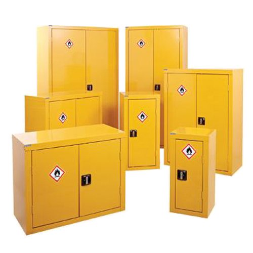 Action Handling CZ904646ZYXX Hazardous Substance Cupboard, 1 Shelf, 900 mm H x 460 mm W x 460 mm L