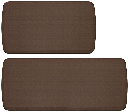 GelPro Elite Anti-Fatigue Kitchen Mat Bundle - Buy More Save More!, 20 x 36 & 20 x 48, Linen Truffle