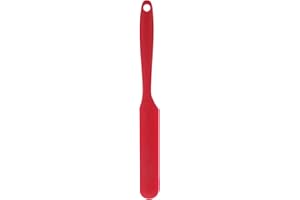 NIYANGLE Silicone Spatula Scraper Small Red Baking Tool Cream Butter Spreader Cheese Jam Scraper for Cake