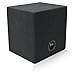 MDF Sub Woofer Enclosure Box [Black] for Single JL Audio W6v3 Car Subwoofer | ¾ Premium MDF Construction | Made in U.S.A. (10