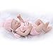 Funny House Cute Mini 10Inch 26cm Full Body Silicone Vinyl Realistic Looking Reborn Baby Dolls Lifelike Baby Girl Doll Pink Knit Wear Xmas Gift Birthday Present