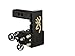 B&W Trailer Hitches Tow & Stow Adjustable Trailer Hitch Ball Mount with Browning Logo - Fits 2