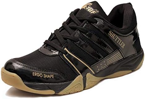 B-TUF Unisex's SHUTTLER Badminton Court Shoes (Non-Marking Sole) Ideal ...