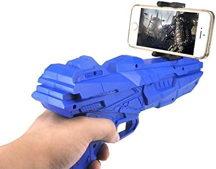 Facamword AR Game Gun Rocker Control Bluetooth Connect,Portable Virtual Gaming Gun for Android,iOS Phone 360° Augmented Reality AR Bluetooth Game Controller