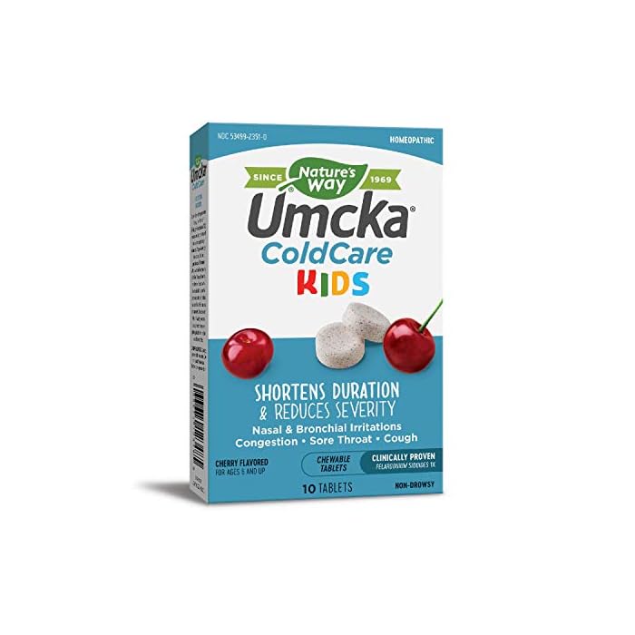 Nature's Way Umcka ColdCare Kids Chewable (Cherry)