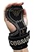 Cobra Grips PRO Weight Lifting Gloves Heavy Duty Straps Alternative to Power Lifting Hooks for Deadlifts with Built in Adjustable Neoprene Padded Wrist Wrap Support Bodybuilding (PRO Black Leather)