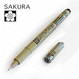 Sakura Pigma Micron 01 - Pigment Fineliners - 0.25mm - Black [Pack of 3]