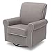 Delta Children Rowen Glider Swivel Rocker Chair, Dove Grey