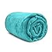 Kingole Flannel Fleece Microfiber Throw Blanket, Luxury Teal Twin Size Lightweight Cozy Couch Bed Super Soft and Warm Plush Solid Color 350GSM (66 x 90 inches)
