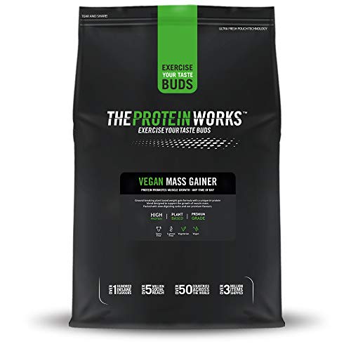 Vegan-Mass-Gainer-Kalorienreicher-Proteinreicher-Pulver-Shake-Kohlenhydratreicher-Weight-Gainer-THE-PROTEIN-WORKS-Chocolate-Silk-2kg