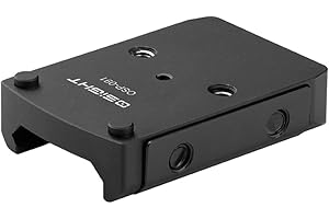 OSIGHT OSP-091 Low Profile Picatinny Mount for Osight X, RMR/407C/507C Footprint Red Dot, 0.476'' Saddle Height Adapter Plate