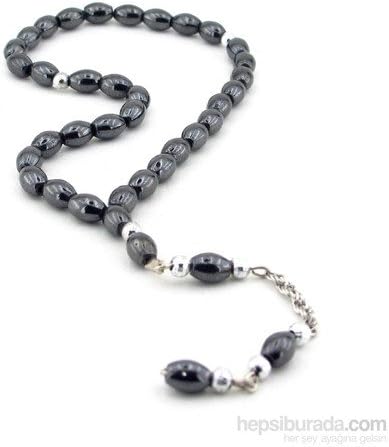 Serra Beads Arpa Taneli Doğal Maden Hematit Tesbih Ts369 Tasbih Bracelet Zikr Muslim Prayer Beads Rosary