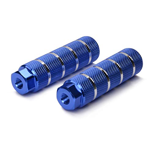 image for Amotor Bike Pegs, Aluminum Alloy Anti-Skid Lead Foot Bicycle Pegs BMX 