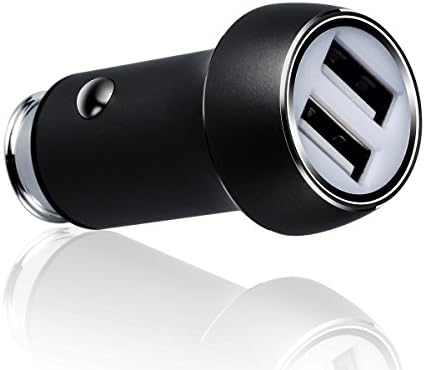 USB Car Charger, Shnvir Dual Port Car Adapter 2.4A for iPhone X, 8, 7, 6s, 6 &amp; Plus, iPad, Samsung Galaxy S7, S8, Note 8, LG Smart Phones &amp; Tablets And Many More