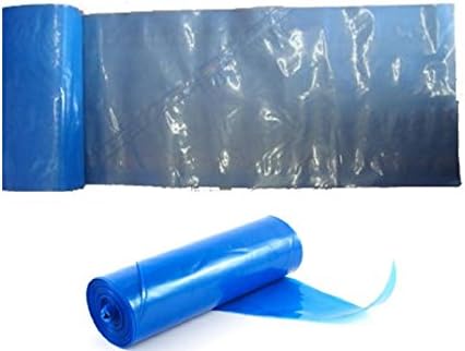 Tezraftaar® 15 x Icing Bags Disposable 21" Blue Non Sticky Cake Pastry Decorating Piping Bags for Cookies Muffins Brownies