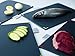 Joseph Joseph Index Plastic Cutting Board Set with Stainless Steel Storage Case Color-Coded Dishwasher-Safe Non-Slip, Large, Steel Black